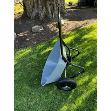 GARDEN STAR Two Wheel Poly Tray Wheelbarrow Easy Assembly