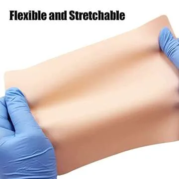 Blank Tattoo Skin Practice - Prgislew 10 Sheets Tattoo Practice Skin 8x6 Double Sides Fake Skin Microblading Eyebrow Practice Skin for Beginners and Experienced Artist Supplies(10PCS)