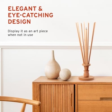 FloWorks Elegant Wood Bag Dryer - Eco-Friendly Solution