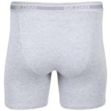 Gildan Men's Underwear Boxer Briefs, Multipack, Black/Charcoal/Sport Grey (5-Pack), Medium