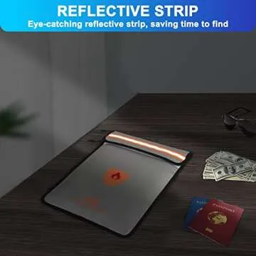 Fireproof Document Bag - Aluminum Lining Safety Pouch