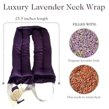 Victoria's Lavender Luxury Neck Wrap for Pain Relief