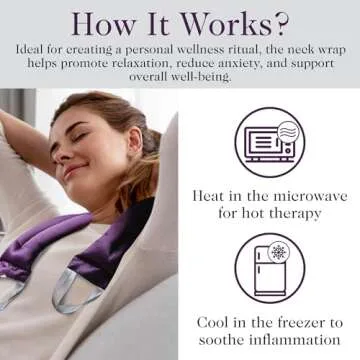 Victoria's Lavender Luxury Neck Wrap for Pain Relief