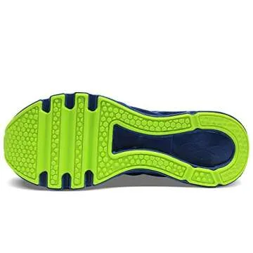 JSLEAP Running Shoes for Men Fashion Sneaker Walking Athletic Sports Outdoor Shoes Camouflage Blue,US 10