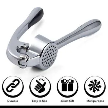 ZESPROKA Garlic Press - Ultimate Mincing Tool for Your Kitchen