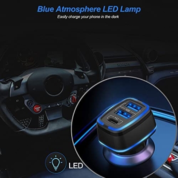 WORDIMA 85W Fast Car Charger for iPhone 15/14/13 Pro Max