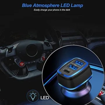 WORDIMA 85W Fast Car Charger for iPhone 15/14/13 Pro Max