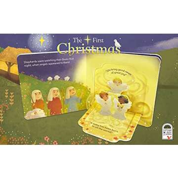 The First Christmas: Lift-a-Pop Pop-Up Nativity Board Book for Christians to Celebrate the Birth of Baby Jesus - Holiday Gift For Babies and Toddlers
