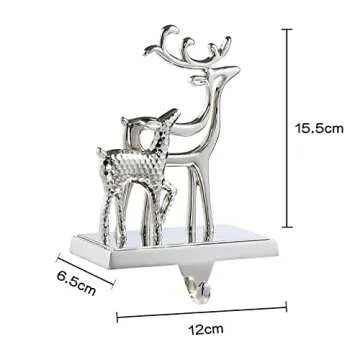 Durable NIGHT-GRING Christmas Stocking Holder Set for Festive Decor