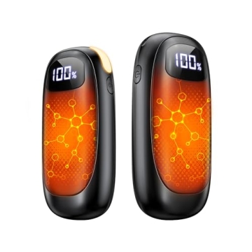 Rechargeable Hand Warmers 14000mAh 16Hrs Warmth Dual-Sided Heating