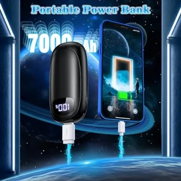 Rechargeable Hand Warmers 14000mAh 16Hrs Warmth Dual-Sided Heating