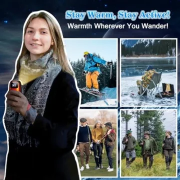 Rechargeable Hand Warmers 14000mAh 16Hrs Warmth Dual-Sided Heating