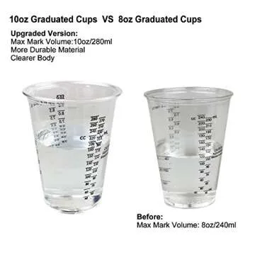 LET'S RESIN 10oz Epoxy Mixing Cups for Crafting Enthusiasts