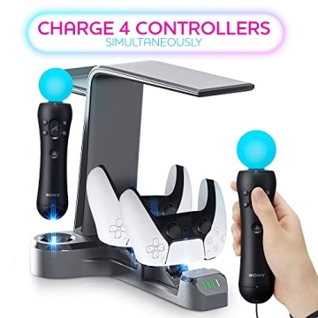 Efficient PS5 VR Charging Stand for Gamers