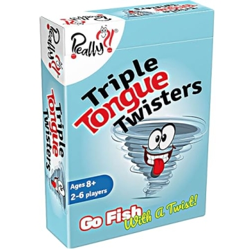 Really?! Triple Tongue Twisters - Go Fish with A Twist, Hilarious Family Party Speech & Memory Card ...