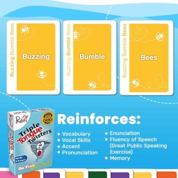 Really?! Triple Tongue Twisters Game for Fun Learning Gatherings