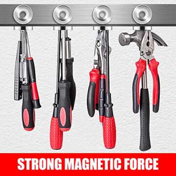 50Pack Neodymium Magnets Industrial Strength Round Base Small Rare Earth Magnets, 0.39’’(10mm) Heavy Duty Disc Magnets with Countersunk Hole for Tool, Home, Workplace etc.