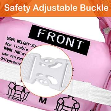 Biange Toddler Swim Vest, Swim Floaties Pool Float for Kids 20-30-50+ lbs, Puddle/Beach Swimming Jumper, Boys/Girls Learn to Swim