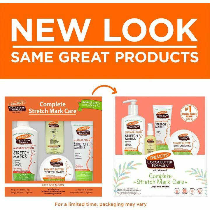 Pregnancy Skin Care Kit for Stretch Marks, 4 Piece