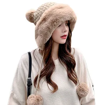 Fashionable Winter Pompom Beanie for Women | Warm Knit Hat