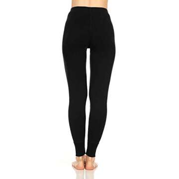 Minus33 100% Merino Wool Base Layer 803 Women's MidWeight Bottoms Black Medium