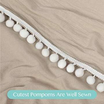 TILLYOU Princess Cotton Collection Nursery Bed Canopy for Girls, Fits Standard/Mini Baby Crib, Toddler Bed, Reading & Playing Nook, Hanging Game Tent for Kids Bedroom, Round Dome Net, Khaki