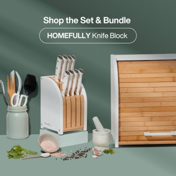 Stylish Homefully Bamboo Double Layer Bread Box