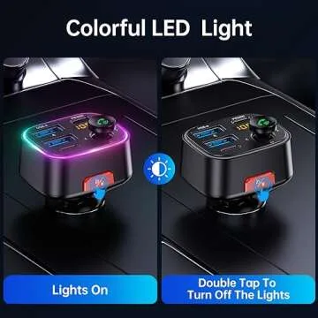 Syncwire Bluetooth 5.4 FM Transmitter Car Adapter