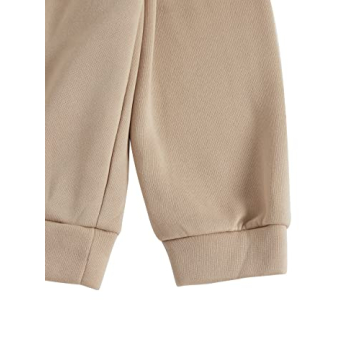 Floerns Women's Cozy Letter Graphic Drawstring Hoodie