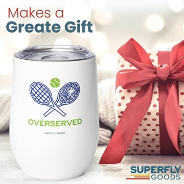 Super Fly Goods Tennis Lovers Tumbler for Hot and Cold Beverages