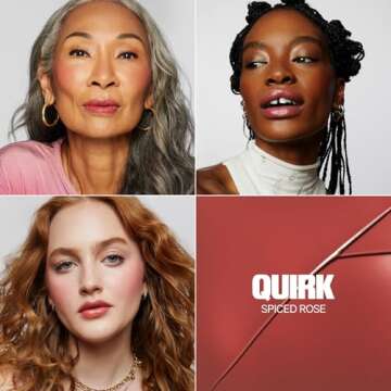 Milk Makeup Lip + Cheek, Quirk (Spiced Rose) - 0.21 fl oz - Cream Blush & Lip Color - Buildable & Blendable - 1,000+ Swipes Per Stick - Non-Comedogenic - Vegan, Cruelty Free