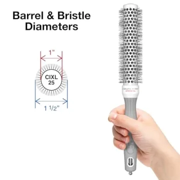 Olivia Garden Ceramic + Ion Round Thermal Hair Brush