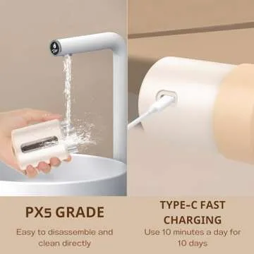 SphonxAi Hair Oil Applicator, Electric Scalp Comb with Red Light,15ml High Capacity,Hair Growth Serum&Liquid Applicator,Not Suitable for high-Concentration or relatively Viscous Oils & Liquids (White)