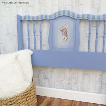 Dixie Belle Paint Company Chalk Finish Furniture Paint | Blueberry (16oz) | Matte Periwinkle Blue Chic Chalk Mineral Paint | DIY Furniture Paint