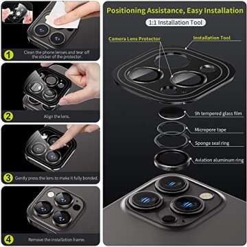 WSKEN iPhone 14 Pro/Max Camera Lens Protector for Night Photos