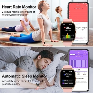 Stylish P66D Smart Watch with Fitness Tracking Features