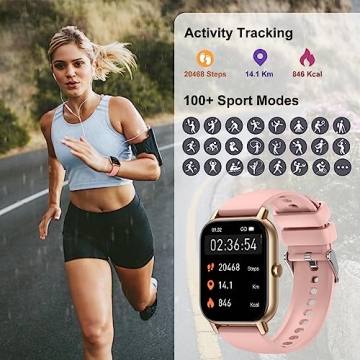Stylish P66D Smart Watch with Fitness Tracking Features