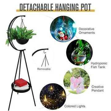 Airogym Plant Stand - Modern Metal Planter for All Spaces