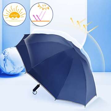 Bodyguard Inverted Travel Umbrella with UV Protection