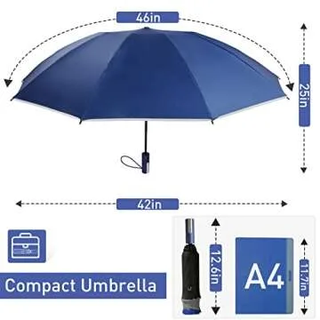 Bodyguard Inverted Travel Umbrella with UV Protection