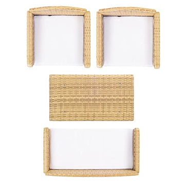 Chic SAFAVIEH 4-Piece Outdoor Patio Set for Comfort