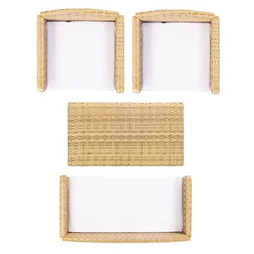 Chic SAFAVIEH 4-Piece Outdoor Patio Set for Comfort