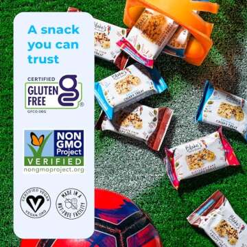 Blake’s Seed Based Crispy Treats – Birthday Cake (6 Count), Nut Free, Gluten Free, Dairy Free & ...