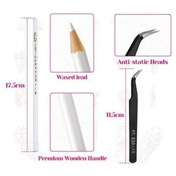 Anezus 7 Boxes Nail Rhinestones Set for Art & Decoration