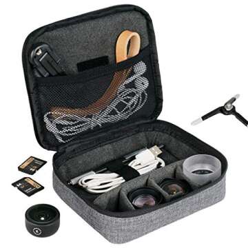 Portable Camera Lens Case - Protect 4 Photography Lenses