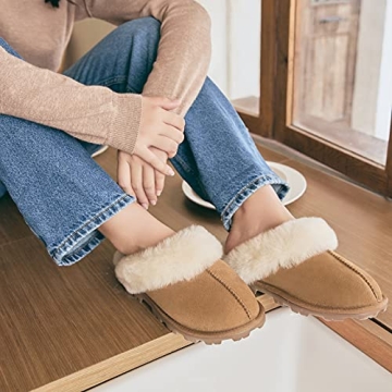 WaySoft Sheepskin Slippers: Cozy Indoor and Outdoor Option