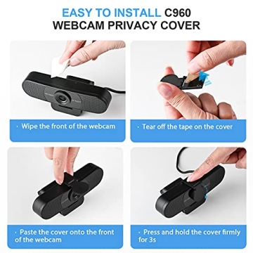 EMEET 1080P Webcam with Microphone, C960 Web Camera, 2 Mics Streaming Webcam, 90°FOV Computer Camera, Plug and Play USB Webcam for Online Calling/Conferencing, Zoom/Skype/Facetime/YouTube, Laptop/PC