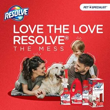 Effective Pet Stain Remover - Resolve Heavy Traffic Foam Cleaner