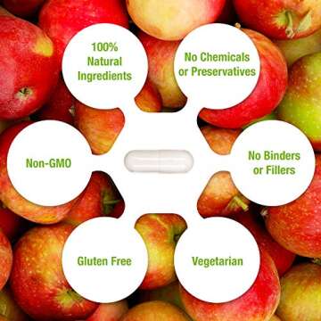 Key Nutrition Organic Apple Cider Vinegar 1500mg - Detox & Health Support