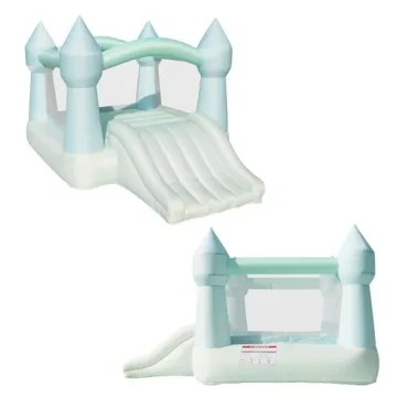 Trendy Pastel Bounceland Bounce House for Kids